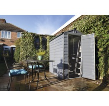 Remise à outils Palram – Canopia Skylight 4x6 avec plancher 122,5 x 177,5 cm gris