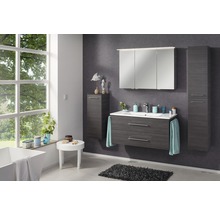 Badmöbelset FACKELMANN B.perfekt 100 cm mit Waschtisch Dark Oak