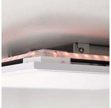 Plafonnier LED à intensité lumineuse variable 24 W 2400 lm 2700-6500 K 400x400 mm Allie avec rétroéclairage RGB fonction veilleuse + télécommande-thumb-11