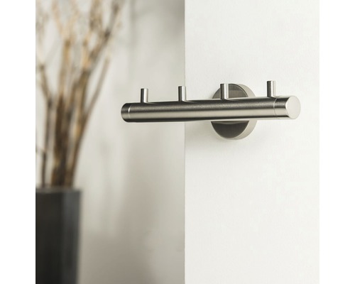 Porte-manteau mural avec trois crochets pour montage mural