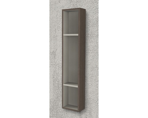 Hochschrank mit zwei Einlegeböden zur Wandmontage