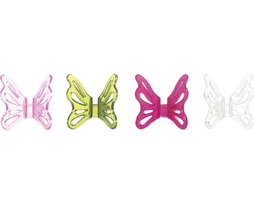 Quatre ailes de papillon en plastique