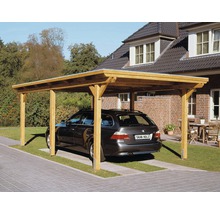 Einzelcarport SKAN HOLZ Emsland 354x604 cm mit EPDM-Folie natur