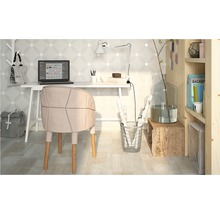 Bürolampe 1-flammig H 70 cm Hobby weiß
