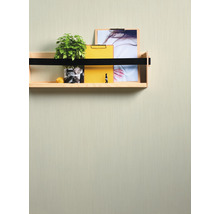 Papier peint intissé 328827 Sumatra uni crème blanc
