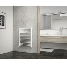 Radiateur de salle de bains Landau 775x600 mm blanc-thumb-3