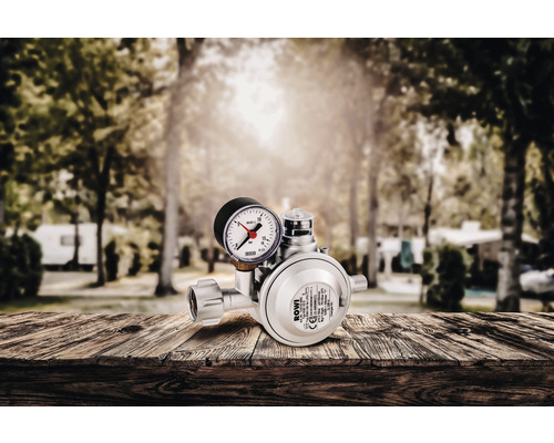 Druckminderer mit Manometer für Gasanwendungen im Außenbereich