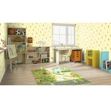 Chambre d''enfant avec meubles, jouets et tapis motif routes