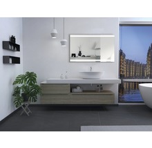Miroir LED Silver Boulevard IP 24 (protégé contre les projections d’eau) 60x100 cm