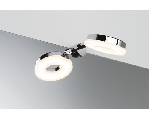 LED Spiegelleuchte 4W 460 lm 3000 K warmweiß Becrux chrom B 93 mm