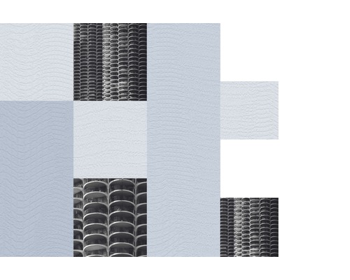 Panneaux muraux décoratifs avec motif de bâtiment
