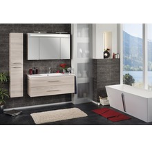 Spiegelschrank FACKELMANN B.clever 120 x 16 x 71 cm alaska esche 3-türig LED IP 20