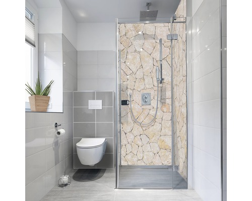 Duschrückwand mySpotti Fresh Natursteinwand Verblender 210 x 100 cm FSF31406 Duschrückwand mySpotti Fresh Natursteinwand Verblender 210 x 100 cm FSF31406