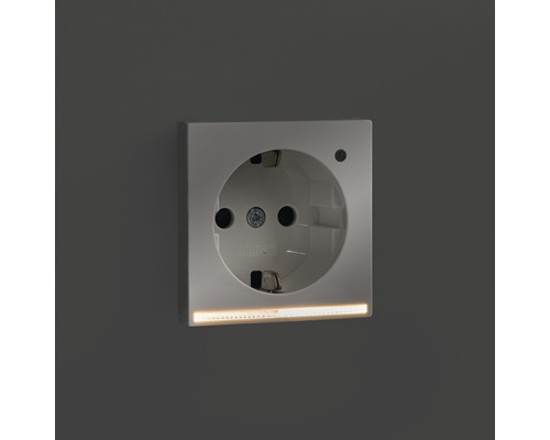 Steckdose mit Orientierungslicht