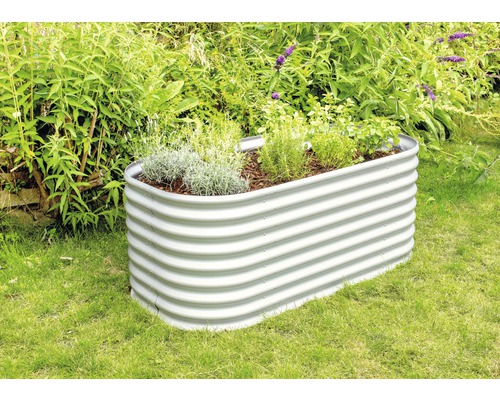 Jardinière surélevée classique Vitavia Vita 630 Basic 162,1x82,1x63 cm argent Jardinière surélevée classique Vitavia Vita 630 Basic 162,1x82,1x63 cm argent