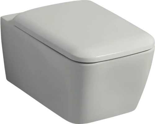 WC suspendu à fond creux avec design fermé