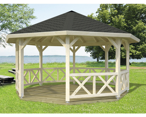 Pavillon Palmako Bessie 465x465 cm naturel-0