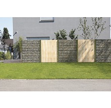 Gabion de clôture ALBERTS Step2 kit d'extension à visser 200 x 180 cm galvanisé à chaud-thumb-1