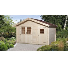 Gartenhaus weka 253 Gr. 2 inkl. Fußboden 420 x 310 cm natur