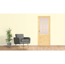 Pertura Landhaustür Fengur Fichte 98,5x198,5 cm Rechts 02/SP9 (ohne Glas)