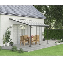 Terrassenüberdachung Palram – Canopia Olympia 3x4.2 425 x 295 cm RAL7016 grau