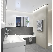 Feinsteinzeug Wand- und Bodenfliese HOMEtek anthracite matt 60 x 120 cm