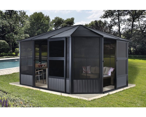 Pavillon Sojag Charleston 12x12 367x367 cm anthracite