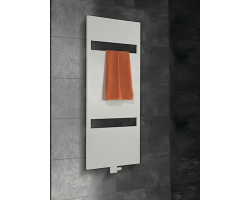 Radiateur design SCHULTE Turin 1145x605 mm blanc alpin mat avec raccordement au centre Radiateur design SCHULTE Turin 1145x605 mm blanc alpin mat avec raccordement au centre