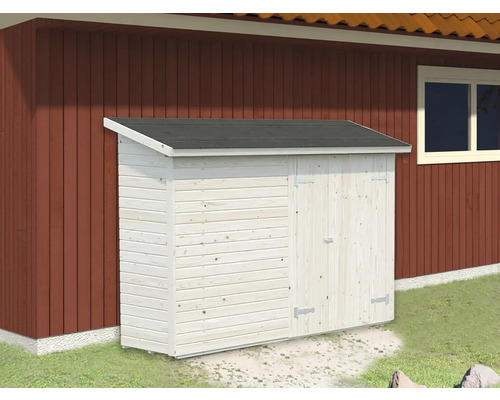 Gartenschrank aus Holz mit Doppeltür zur Aufbewahrung von Gartengeräten