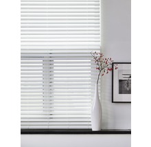 Store vénitien PVC aspect bois blanc 60x130 cm-thumb-11