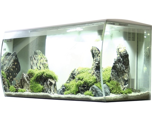 Aquarium Fluval Flex 123 l inkl. LED-Beleuchtung, Filter, Schaumstoffunterlage ohne Unterschrank weiß