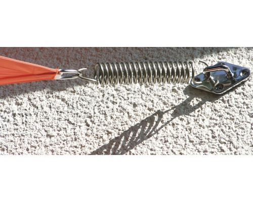 Sonnensegel Befestigungsset mit Feder und Wandhalterung