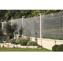 Barre supérieure de clôture en béton Mediterran Nostalgie 144x10x6cm-thumb-1