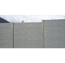 Plaque de clôture en béton Standard Nevada 200x38,5x3,5cm-thumb-2