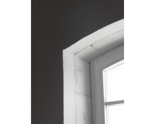 Detailansicht eines Fensters mit Fensterrahmen