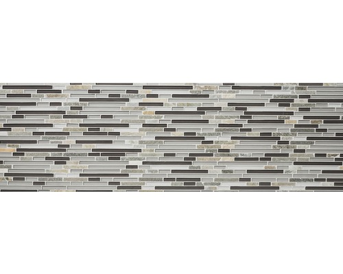 Mosaikfliese mit Glas- und Steinoptik