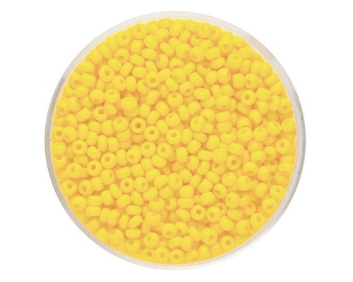 Rocailles jaune d'œuf intense 2,6 mm 17 g