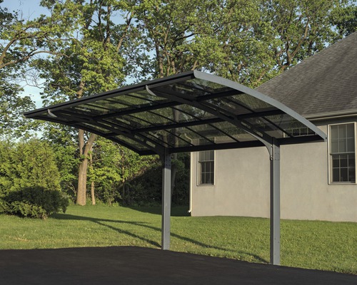 Einzelcarport Palram – Canopia Arizona Breeze 5000 288,8 x 494,7 cm RAL7016 grau