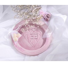 Bol décoratif avec motif de cœur et l''inscription ''Hier steckt ganz viel Liebe drin''
