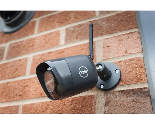Yale Logo Funk Überwachungskamera zur Wandmontage