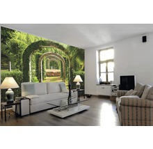 Fototapete Vlies 18021 Pergola Garden 7-tlg. 350 x 260 cm