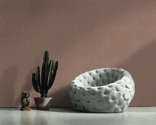 Scène avec fauteuil, cactus et figurine décorative