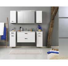 Spiegelschrank Held Möbel 100 x 20 x 66 cm weiß 3-türig 013