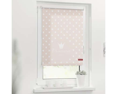 Store à clipser Lichtblick sans vissage princesse Lilly 45x150 cm, supports de serrage compris-0