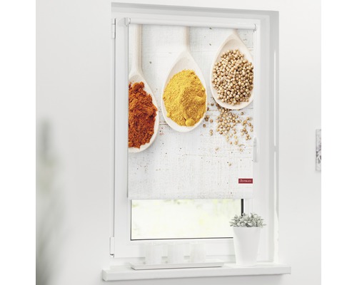 Store à clipser Lichtblick sans vissage Spices 45x150 cm, supports de serrage compris