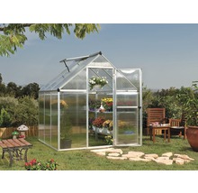 Serre Palram – Canopia Mythos 6x6 panneaux alvéolés 4 mm 185 x 186 cm alu