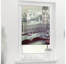 Fenster mit London Motiv Rollo