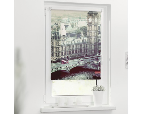 Store à clipser Lichtblick sans vissage Londres 60x150 cm, supports de serrage compris