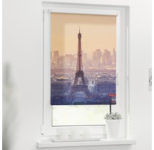 Store à clipser Lichtblick sans vissage tour Eiffel 80x150 cm, supports de serrage compris