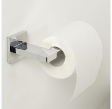 Toilettenpapierhalter aus Metall mit Toilettenpapierrolle